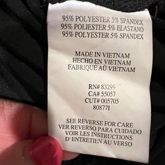 NWT Tiana B. Drape Neckline Ruched Accent 3/4 Sleeve Dress Large - Picture 6 of 10